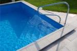 Pool Malmö - Bild på Lejdare till pooltrappor